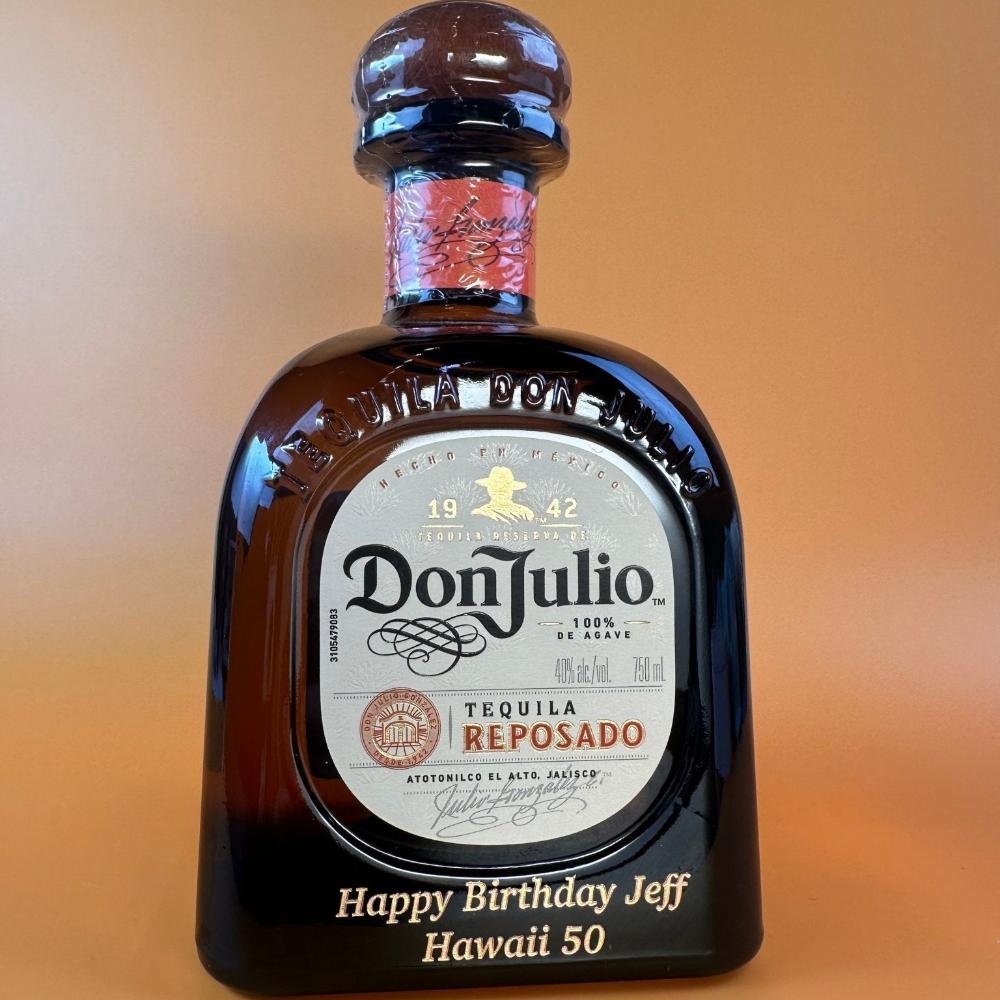 Don Julio Reposado Tequila - Bottle Engraving