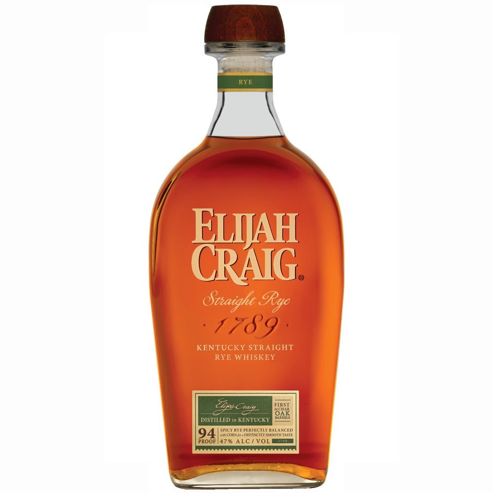 Elijah Craig Kentucky Straight Rye Whiskey - Bottle Engraving