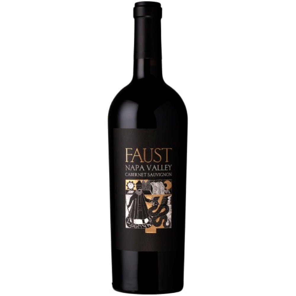 Faust Cabernet Sauvignon Napa Valley California - Bottle Engraving