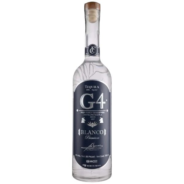 G4 Blanco Tequila - Bottle Engraving