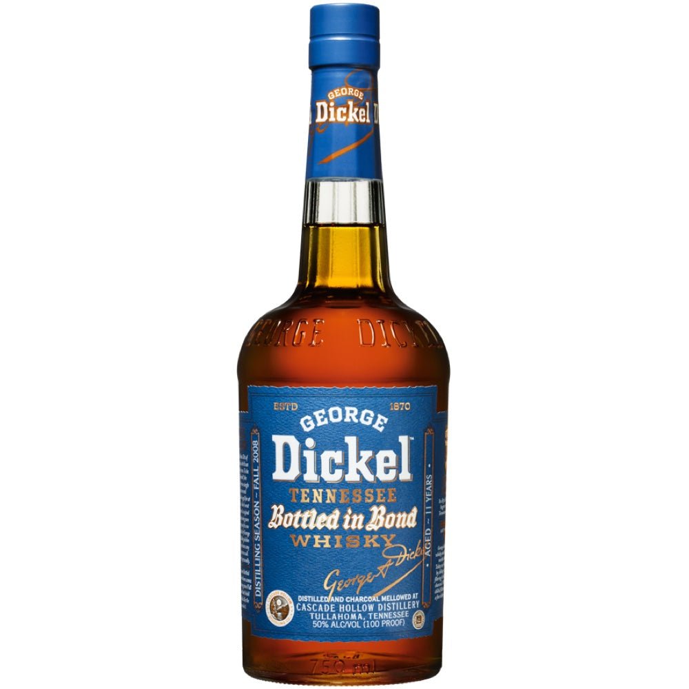 George Dickel Bottled In Bond Tennessee Whiskey - Bottle Engraving