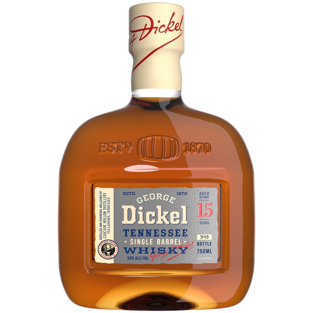 George Dickel Single Barrel 15 Year Old Tennessee Whiskey - Bottle Engraving