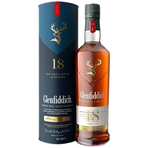 Glenfiddich 18 Year Old Single Malt Scotch Whisky - Bottle Engraving