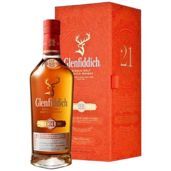 Glenfiddich 21 Year Reserva Rum Cask Finish Scotch Whisky - Bottle Engraving