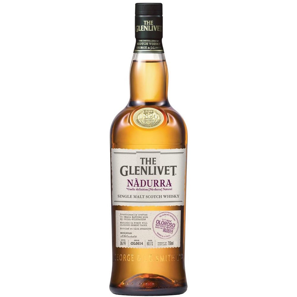 Glenlivet Nadurra Single Malt Scotch Whisky - Bottle Engraving