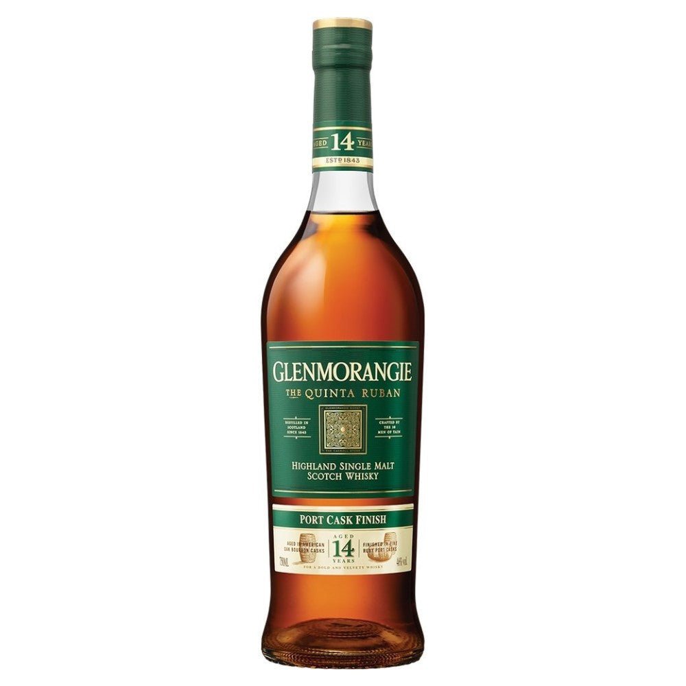 Glenmorangie 14 Year Old Port Cask Finish Quinta Ruban Scotch Whiskey - Bottle Engraving