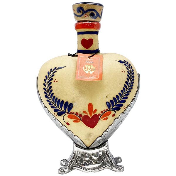 Grand Love Ceramic Edition Anejo Tequila - Bottle Engraving