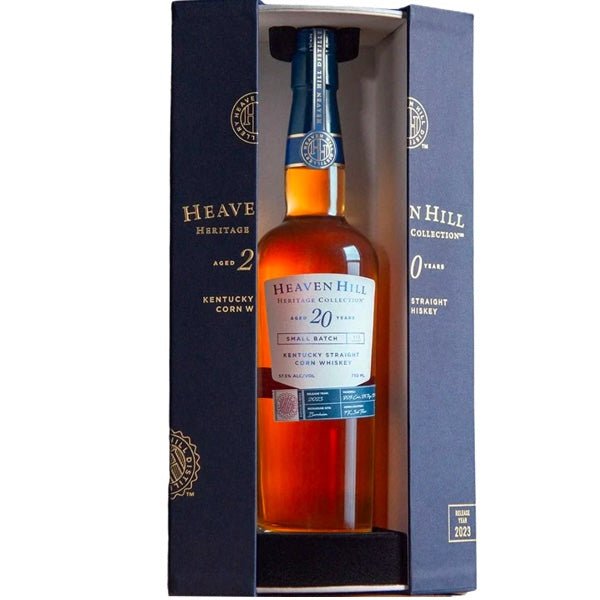 Heaven Hill Heritage Collection 20 Year Old Straight Corn Whiskey 2023 Edition - Bottle Engraving