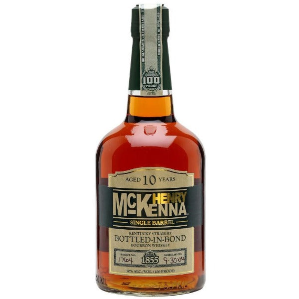 Henry McKenna Single Barrel 10 Year Kentucky Straight Bourbon Whiskey - Bottle Engraving