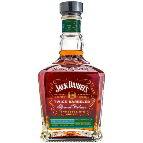 Jack Daniel's 2023 Barrel Twice Barreled Heritage Whiskey - Bottle Engraving