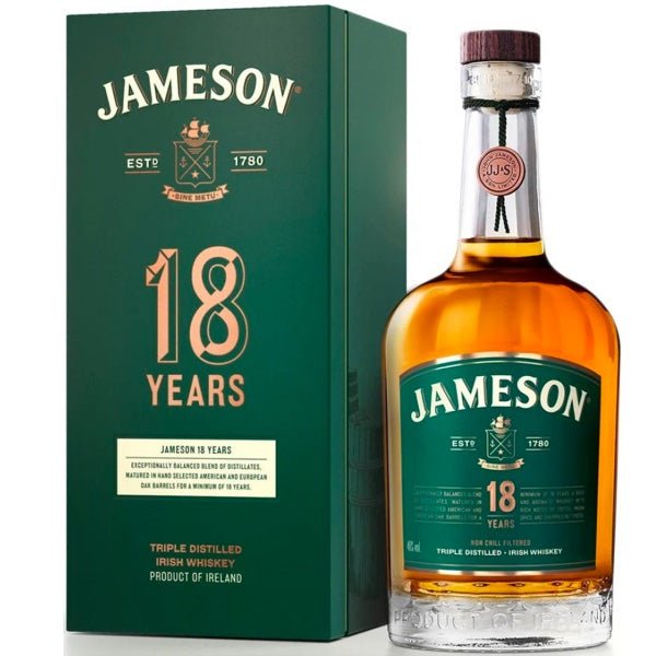 Jameson 18 Years Old Limited Reserve Irish Whiskey - Bottle Engraving