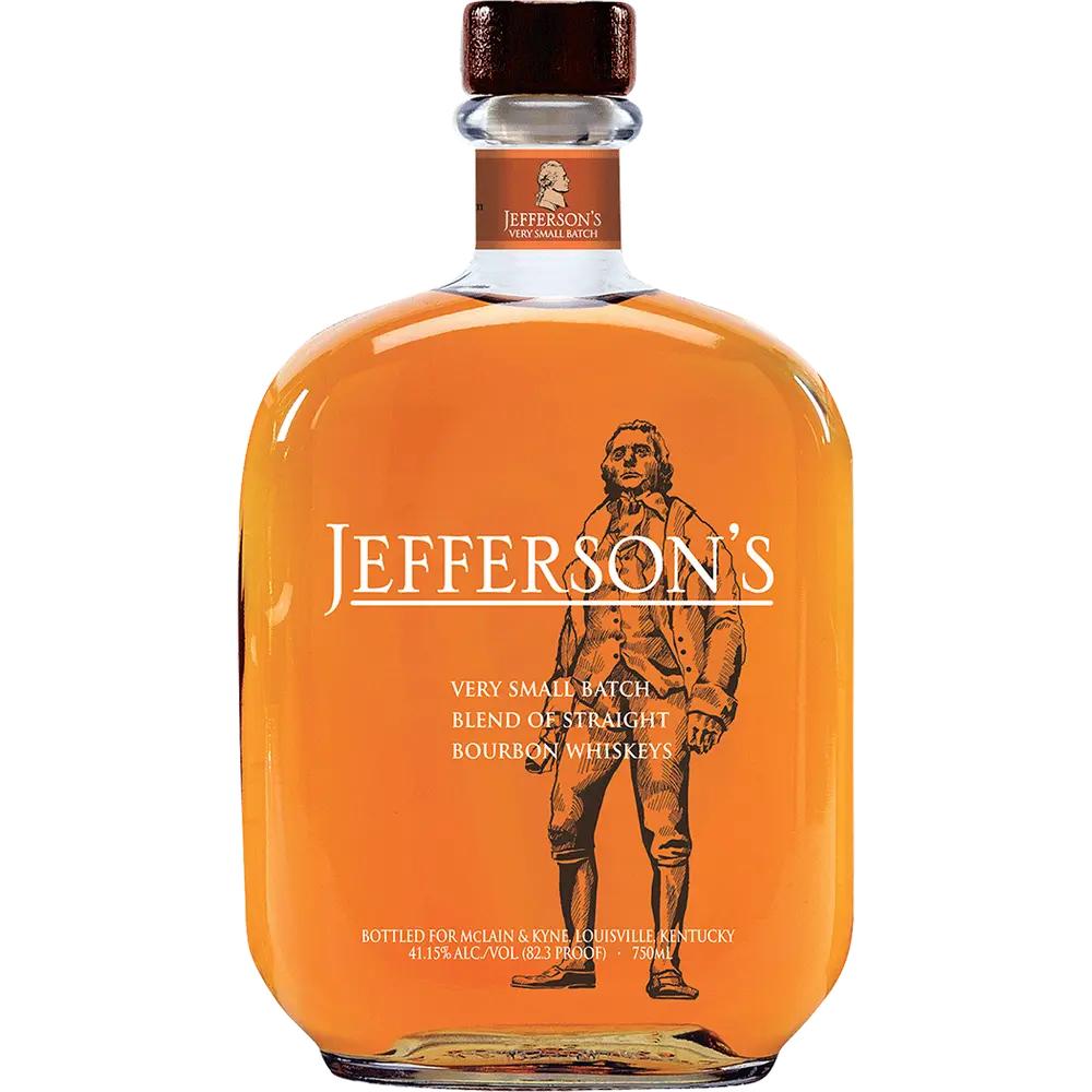 Jefferson's Very Small Batch Bourbon Whiskey - Bottle Engraving