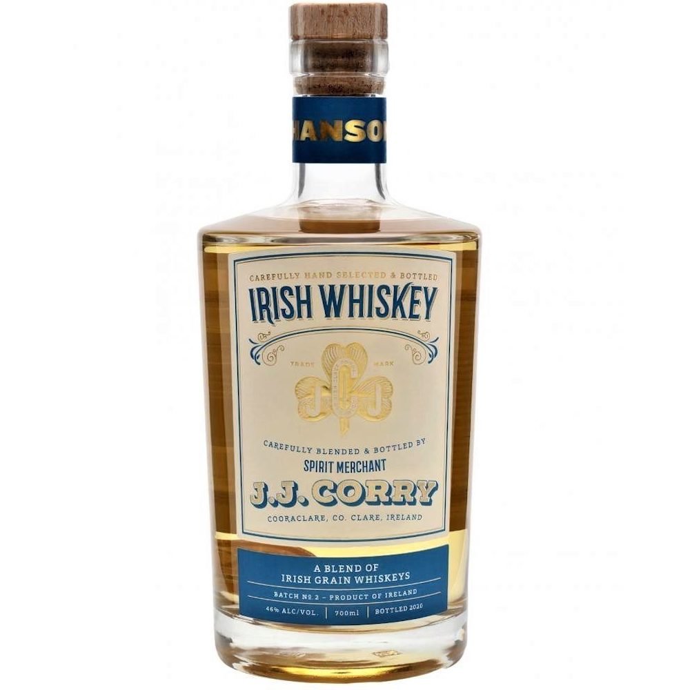 J.J. Corry The Hanson Irish Whiskey - Bottle Engraving