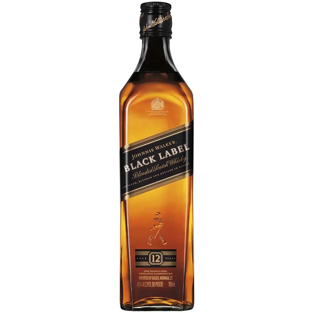 Johnnie Walker Black Label Blended Scotch Whiskey - Bottle Engraving