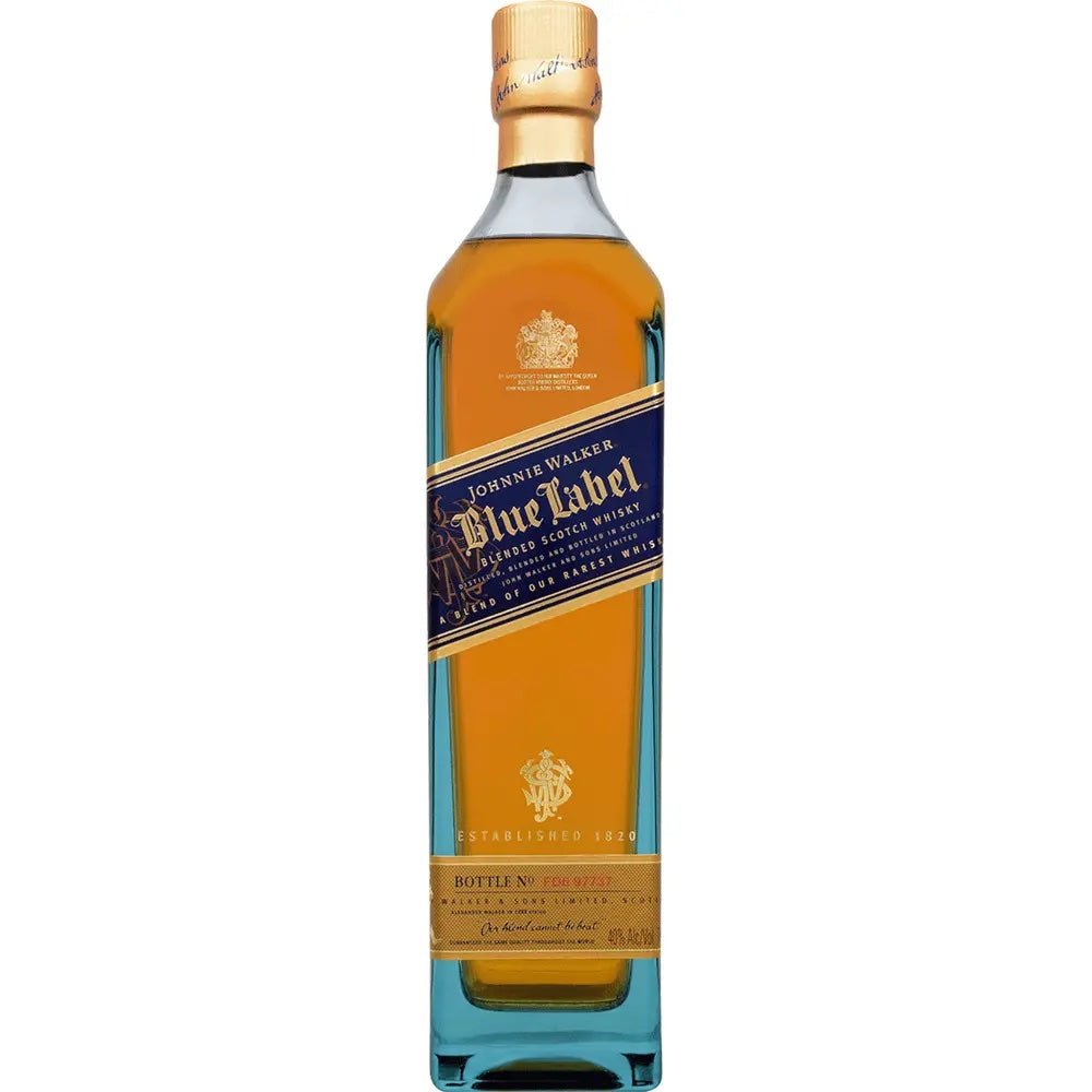 Johnnie Walker Blue Label Blended Scotch Whiskey - Bottle Engraving