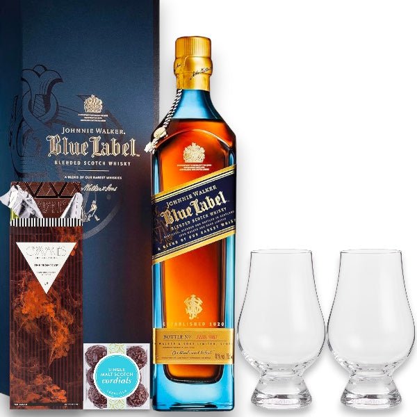 Johnnie Walker Blue Label Blended Scotch Whiskey Gift Set - Bottle Engraving