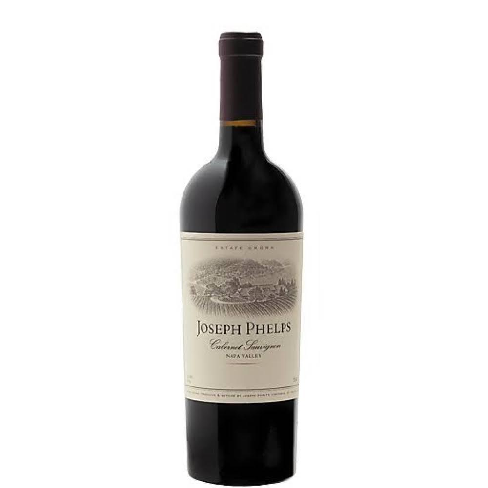 Joseph Phelps Cabernet Sauvignon Napa Valley California - Bottle Engraving