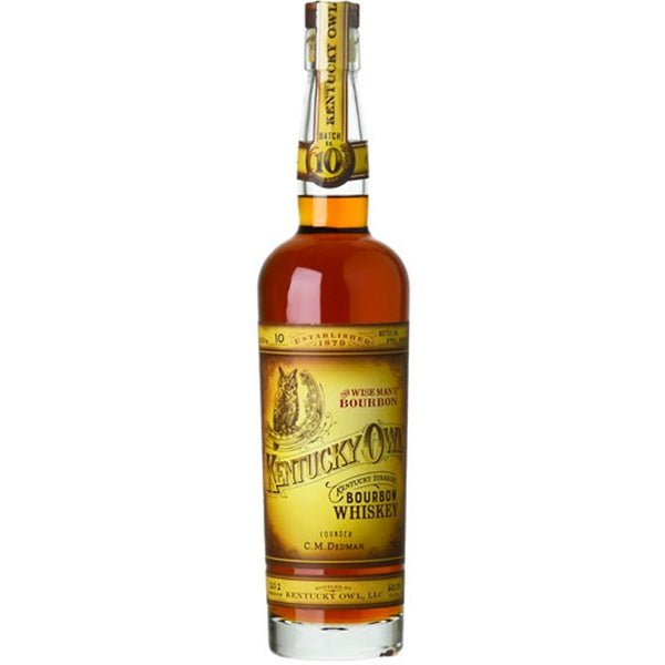 Kentucky Owl Batch #10 Straight Bourbon Whiskey - Bottle Engraving