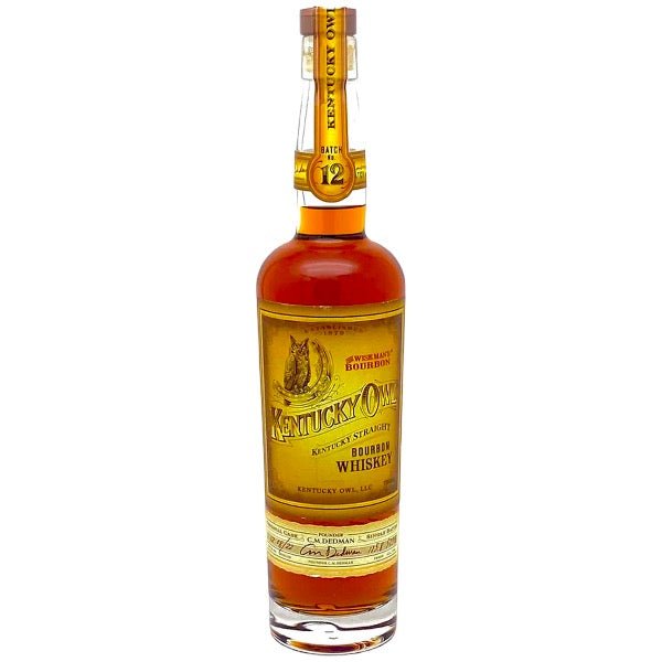 Kentucky Owl Batch #12 115.8 Proof Bourbon Whiskey - Bottle Engraving