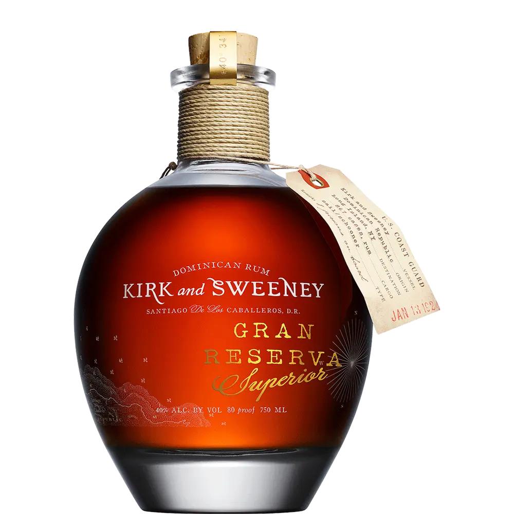 Kirk & Sweeney Gran Reserva Supirior Dominican Rum - Bottle Engraving