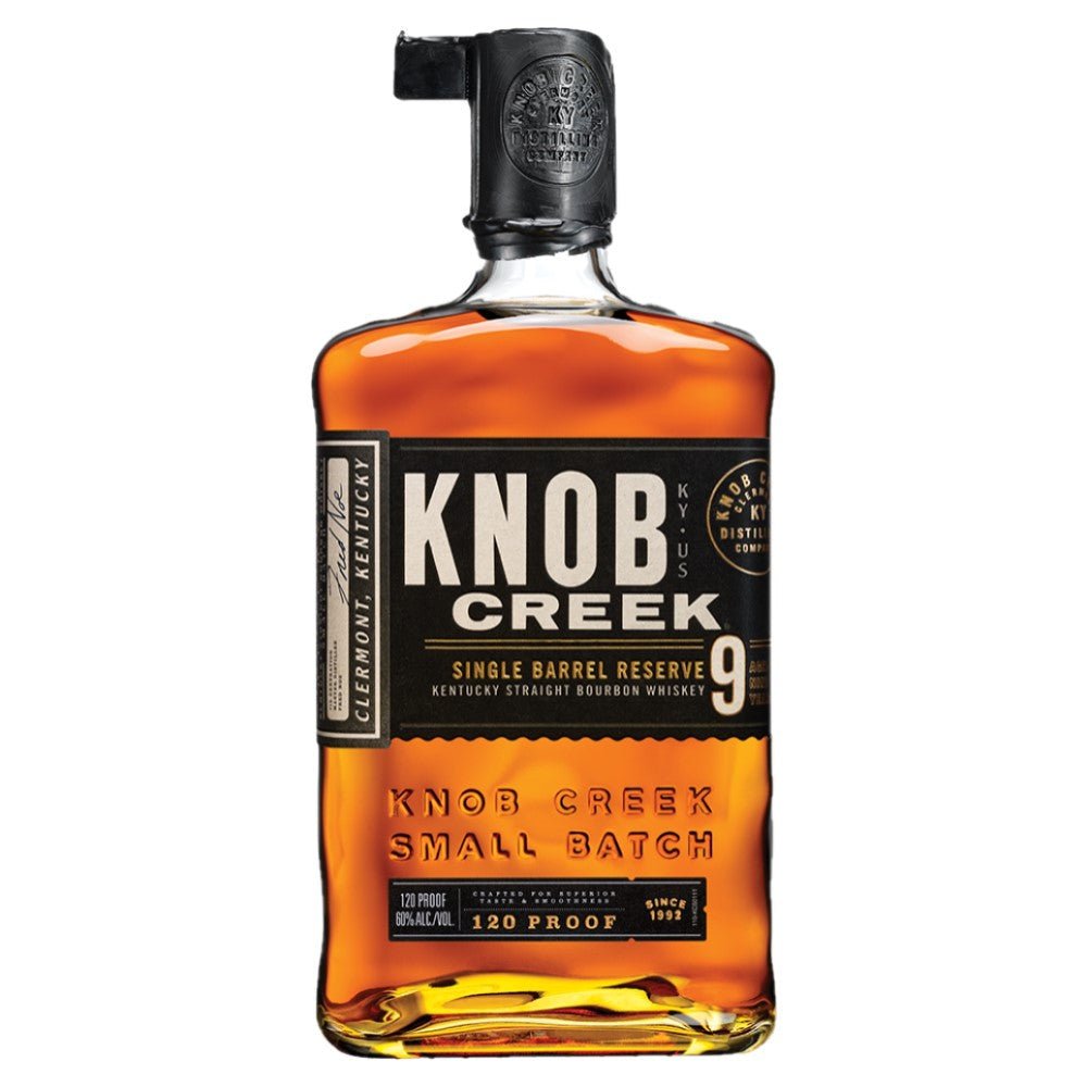 Knob Creek Single Barrel Reserve Kentucky Bourbon Whiskey - Bottle Engraving
