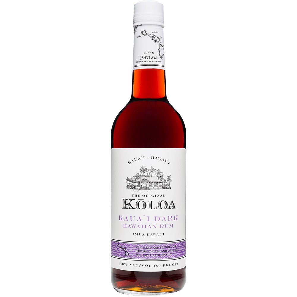 Kōloa Kauaʻi Dark Rum - Bottle Engraving