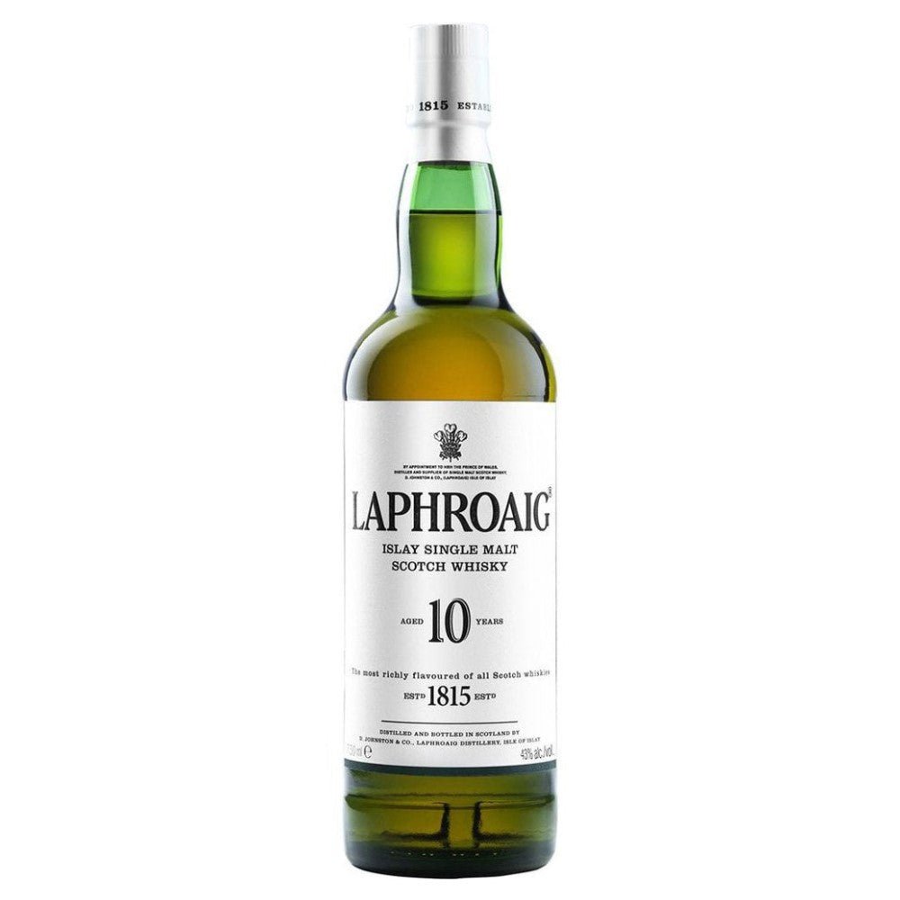 Laphroaig 10 Year Old Single Malt Scotch Whiskey - Bottle Engraving