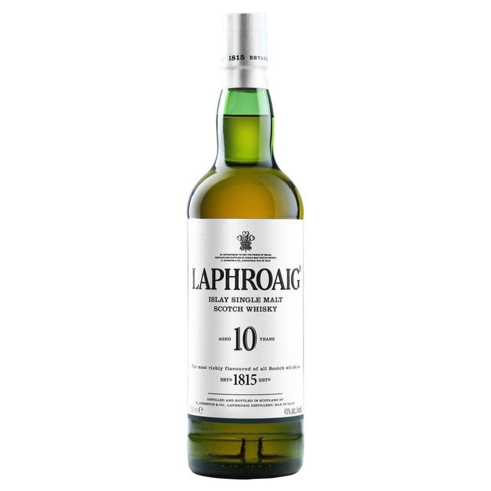 Laphroaig 10 Year Old Single Malt Scotch Whiskey - Bottle Engraving