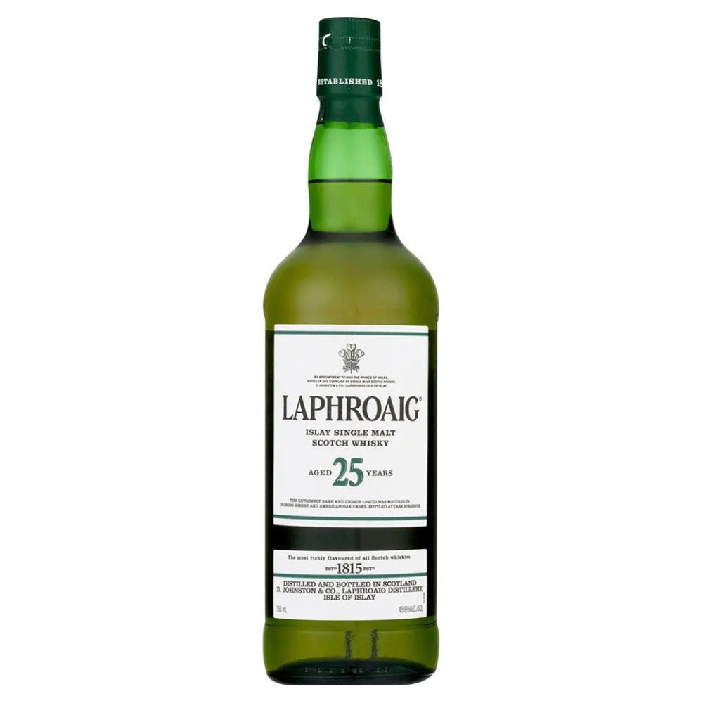 Laphroaig 25 Year Cask Strength Single Malt Scotch Whiskey - Bottle Engraving