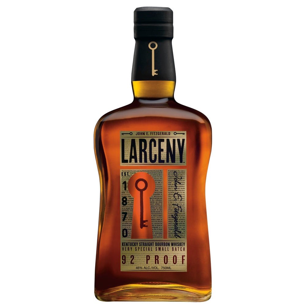 Larceny Small Batch Straight Bourbon Whiskey - Bottle Engraving