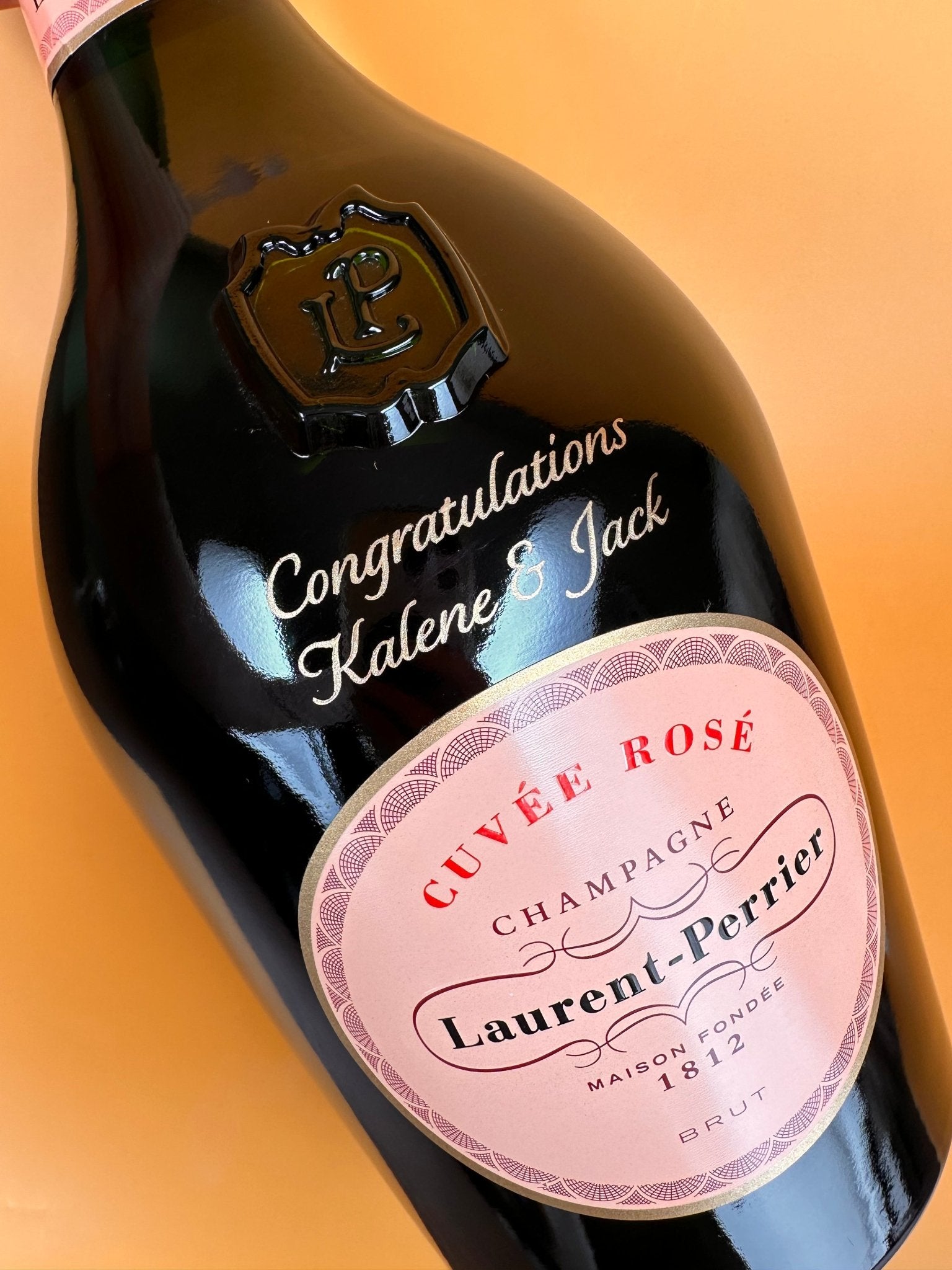 Laurent-Perrier Harmony Demi Sec Champagne - Bottle Engraving