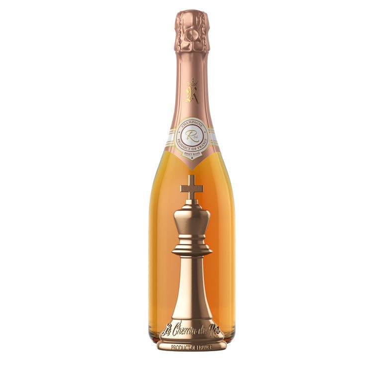 Le Chemin Du Roi Champagne Brut Rose - Bottle Engraving
