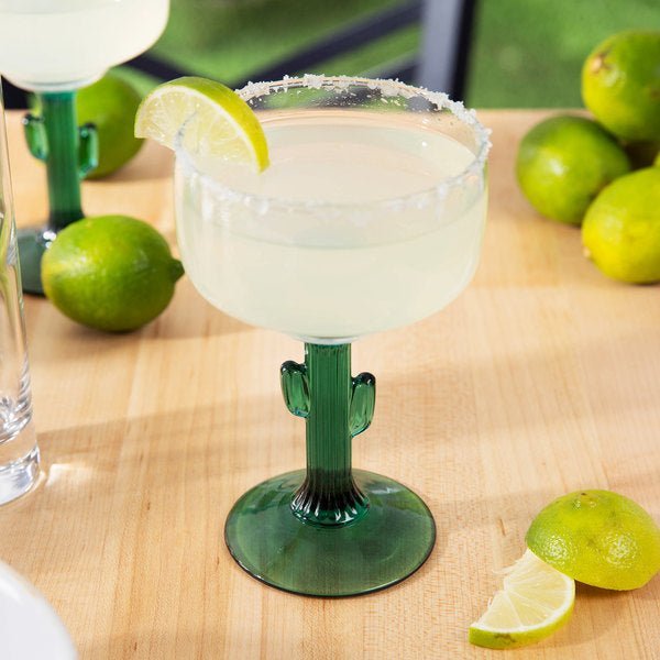 Libbey 12oz Customized Cactus Margarita Glasses (Set of 2) - Bottle Engraving