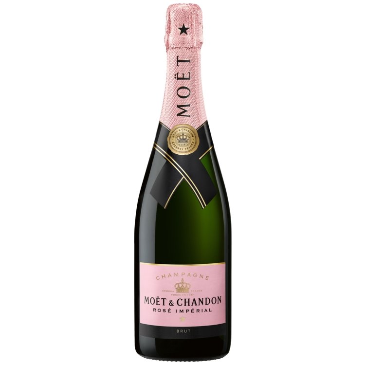 Moet & Chandon Champagne Brut Rose Imperial - Bottle Engraving