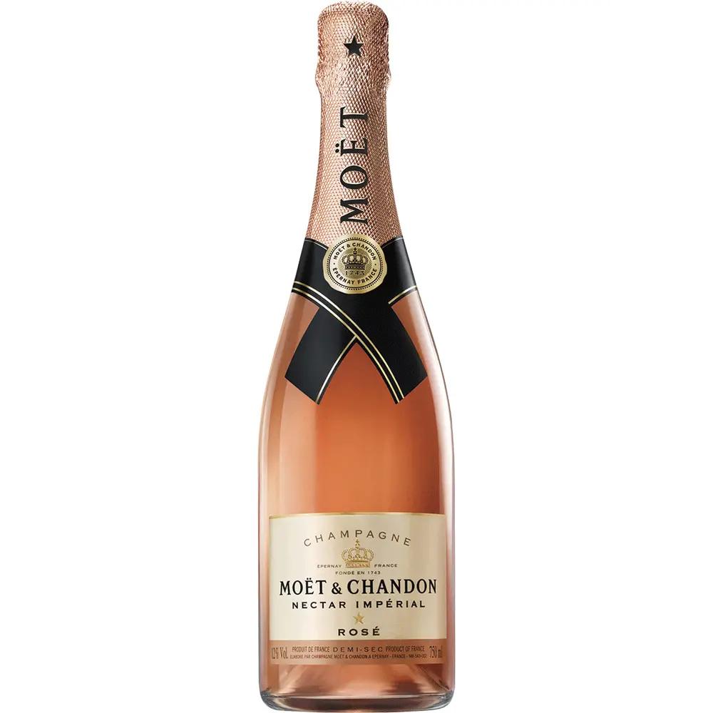 Moët & Chandon Nectar Impérial Rosé Champagne France - Bottle Engraving