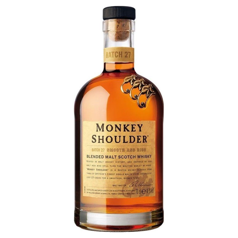 Monkey Shoulder Triple-Malt Scotch Whiskey - Bottle Engraving