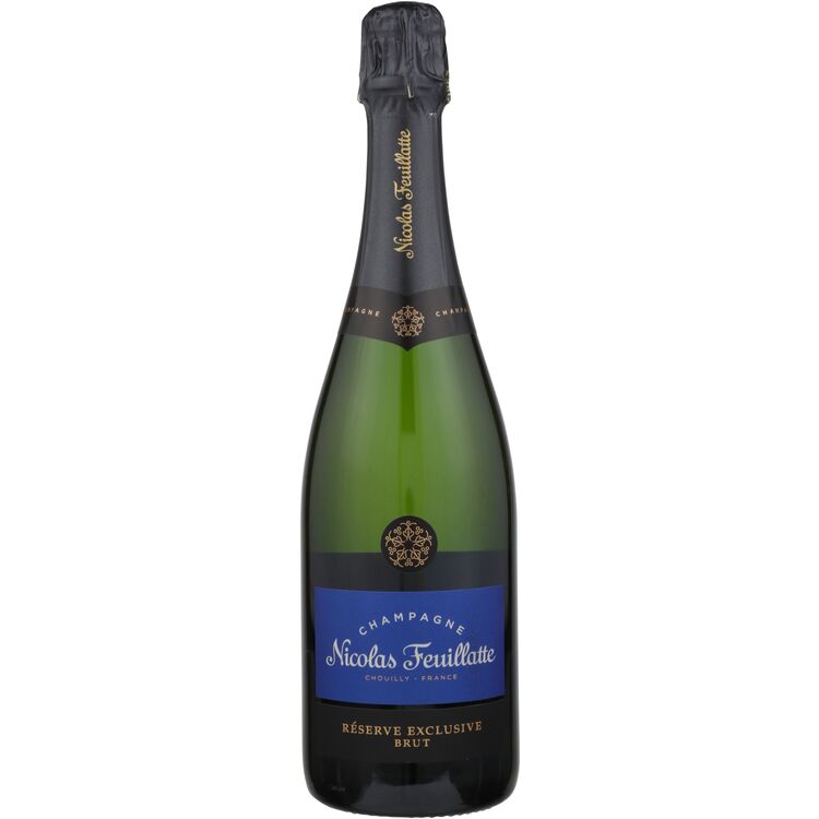 Nicolas Feuillatte Champagne Brut Reserve Exclusive Cuvee Gastronomie - Bottle Engraving