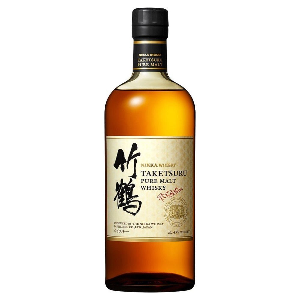 Nikka Taketsuru Pure Malt Japanese Whisky - Bottle Engraving