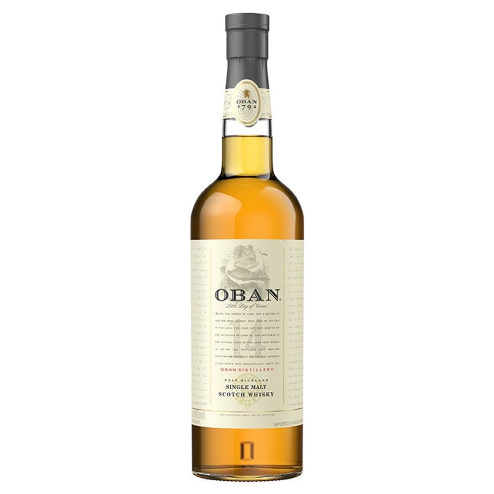 Oban 14 Year Old Single Malt Scotch Whiskey - Bottle Engraving