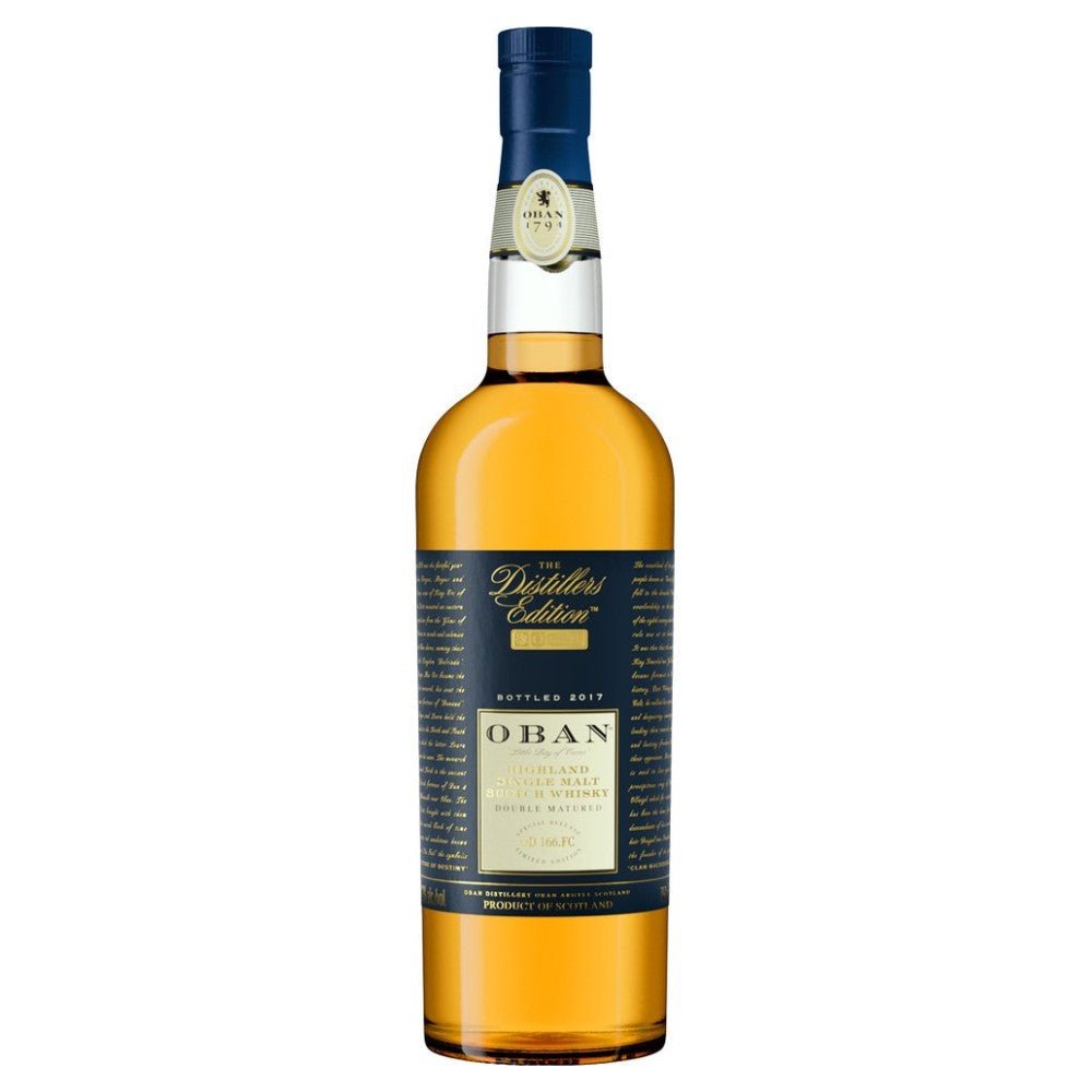 Oban Distillers Edition Single Malt Scotch Whiskey - Bottle Engraving