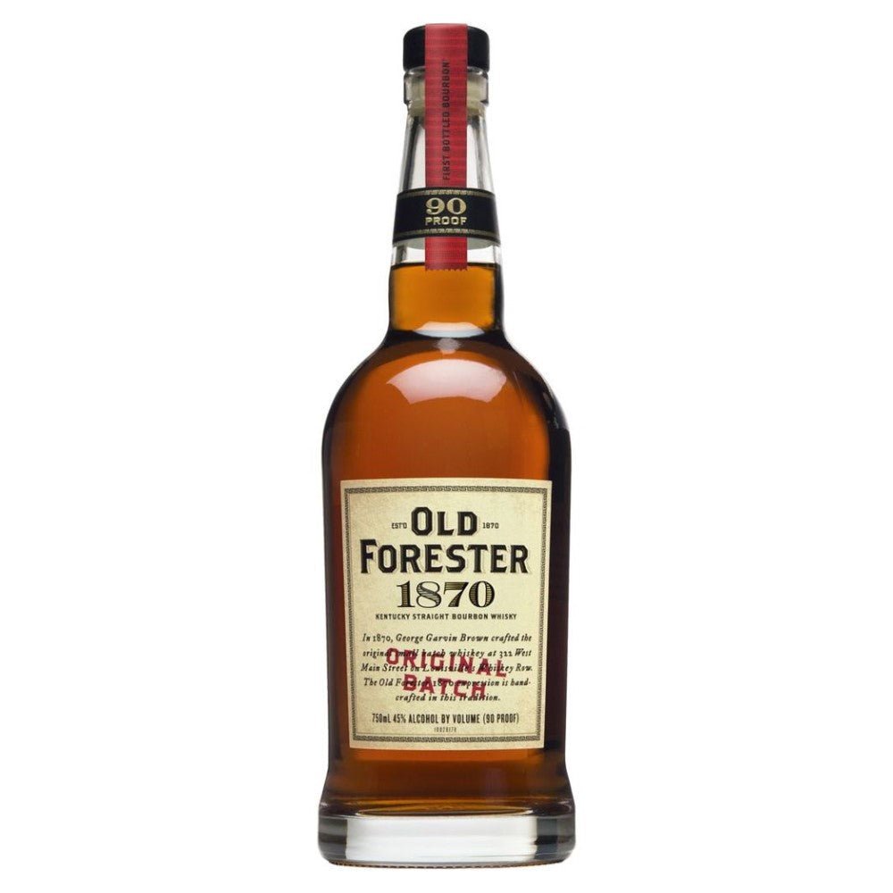 Old Forester 1870 Original Batch Bourbon Whiskey - Bottle Engraving
