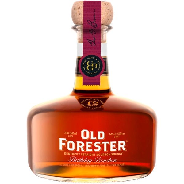 Old Forester 2023 Release Birthday Bourbon Whiskey - Bottle Engraving