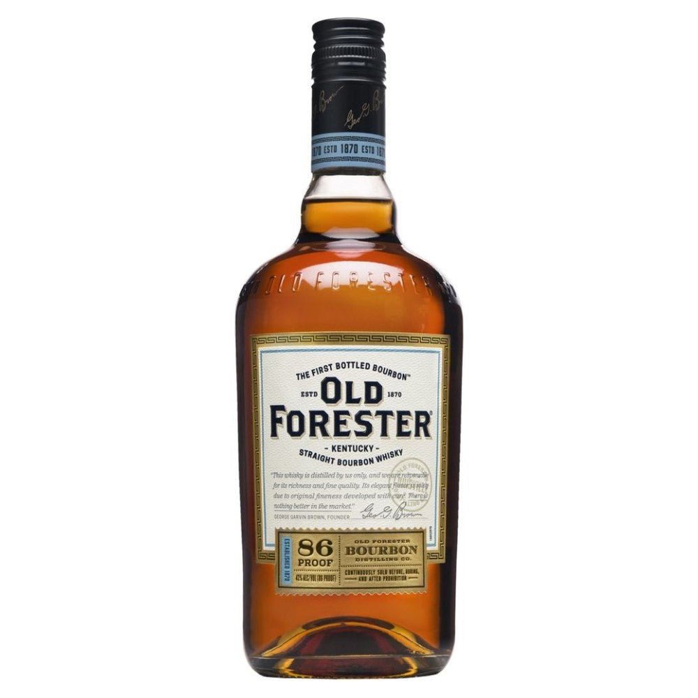 Old Forester 86 Proof Bourbon Whiskey - Bottle Engraving