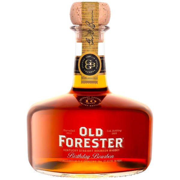 Old Forester Birthday Bourbon Whiskey - 2020 Release - Bottle Engraving
