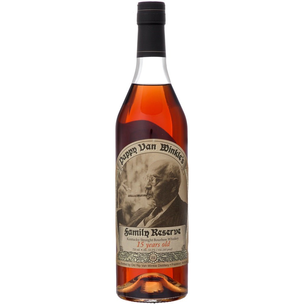 Pappy Van Winkle 15 Year Kentucky Straight Bourbon Whiskey - Bottle Engraving