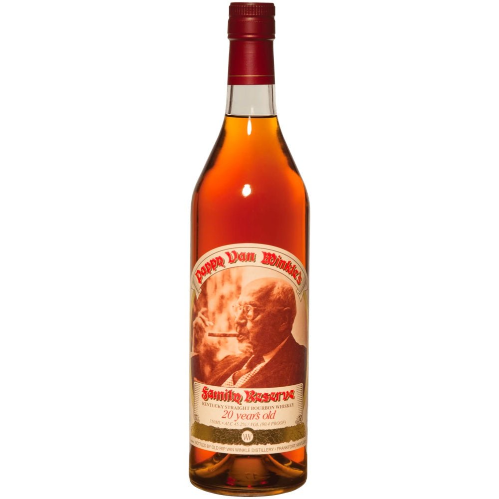 Pappy Van Winkle 20 Year 2022 Old Kentucky Straight Bourbon Whiskey - Bottle Engraving