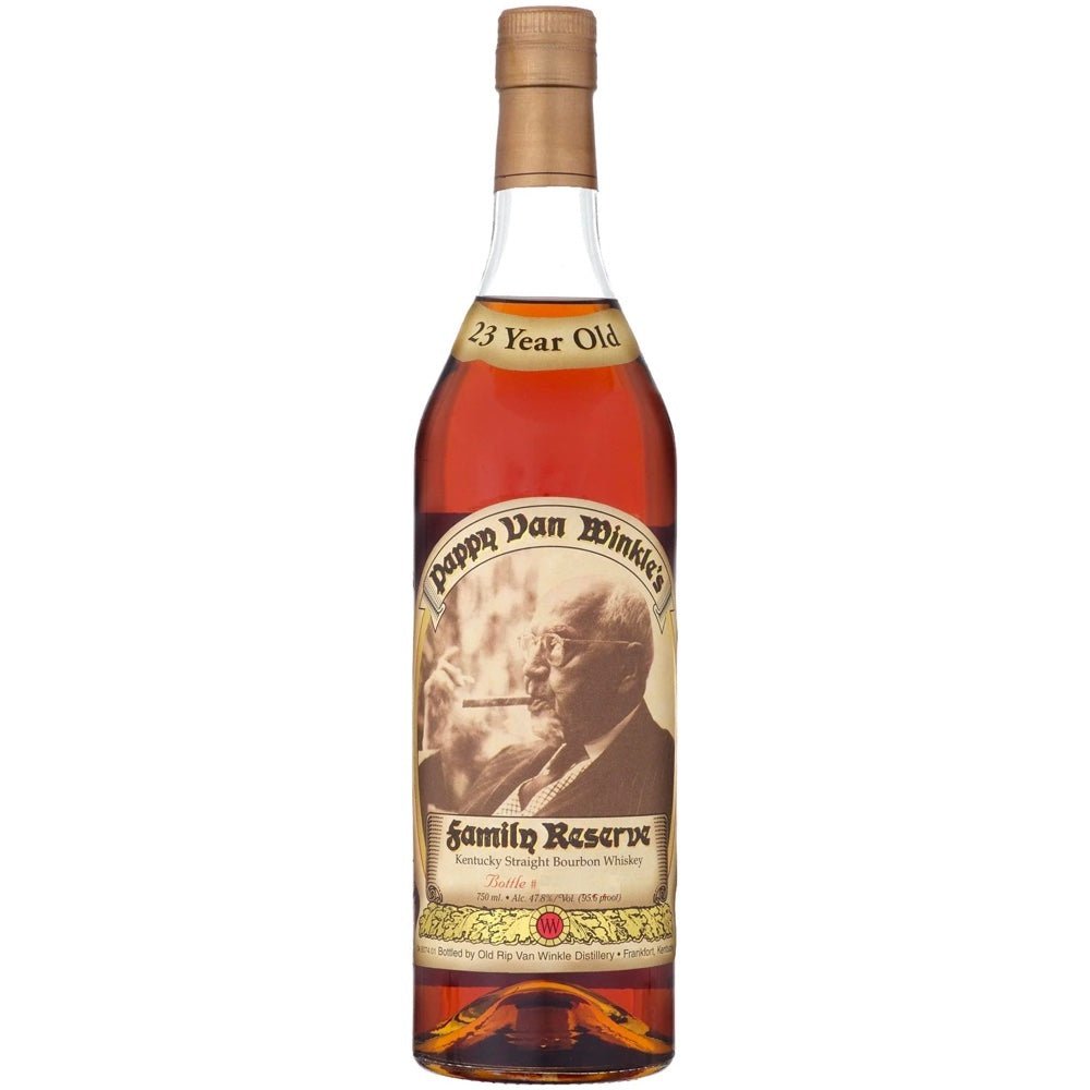 Pappy Van Winkle 23 Year Old 2022 Kentucky Straight Bourbon Whiskey - Bottle Engraving