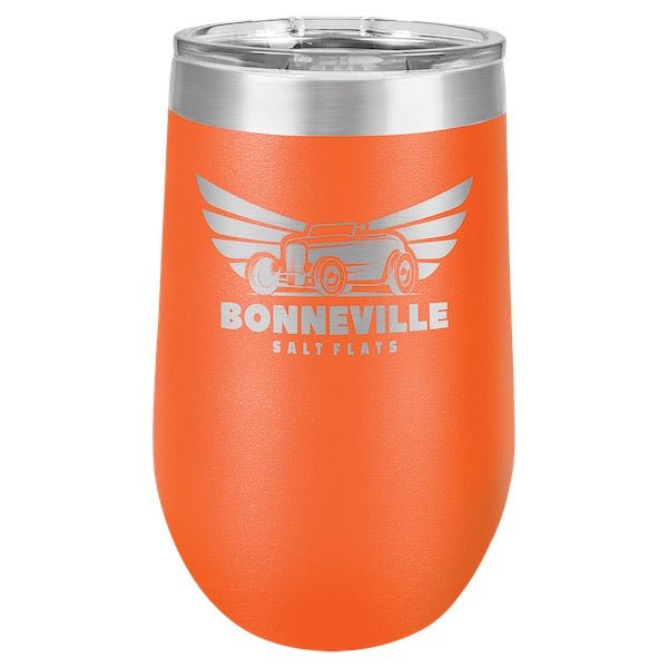 Polar Camel 16 oz. Vacuum Insulated Stemless Wine Tumbler with Lid - Bottle Engraving