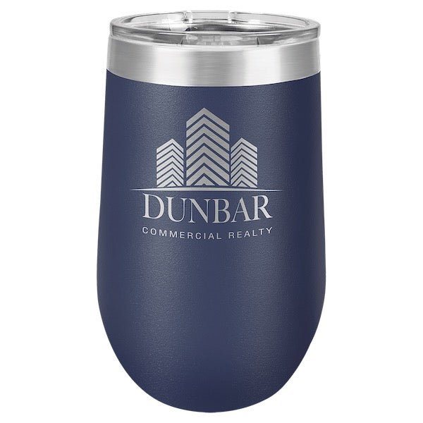 Polar Camel 16 oz. Vacuum Insulated Stemless Wine Tumbler with Lid - Bottle Engraving
