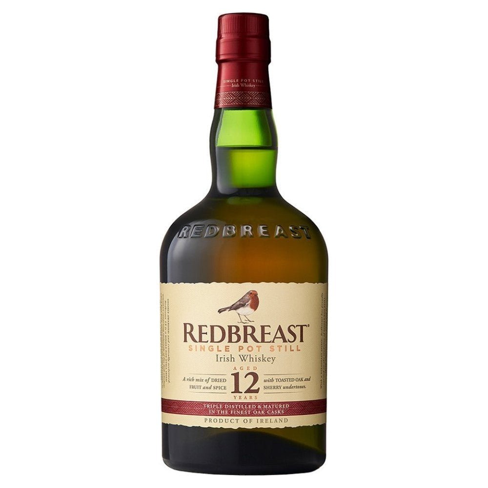 Redbreast 12 Year Old Single Pot Still Irish Whiskey - Bottle Engraving